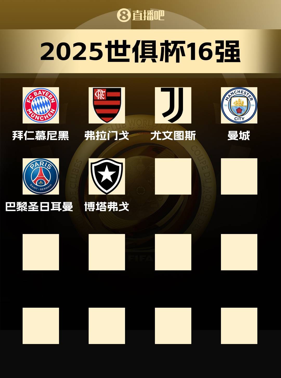 包含马德里竞技备战16强，晋级下一轮的词条